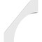 Ekena Millwork 5 1/2-in. W x 18-in. D x 22-in. H Westlake Architectural Grade PVC Knee Brace BRCP055X18X22WTL - alternate 6